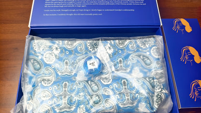 **The Cobalt Garden Collection American Mahjong Set – Cobalt Blue, 160 Tiles**
