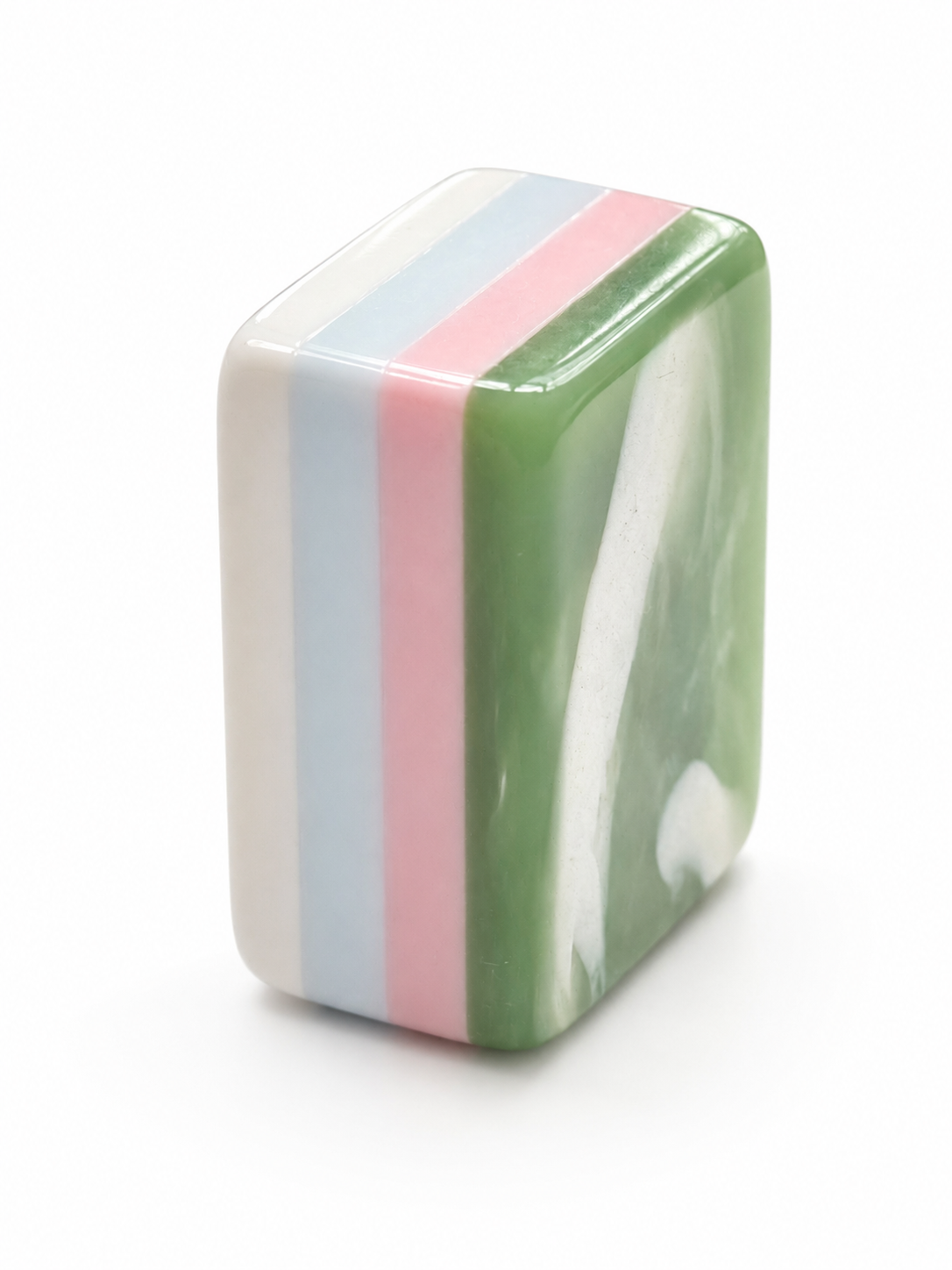 **The Riviera Collection American Mahjong Set – Emerald & Resort Stripe, 160 Tiles**
