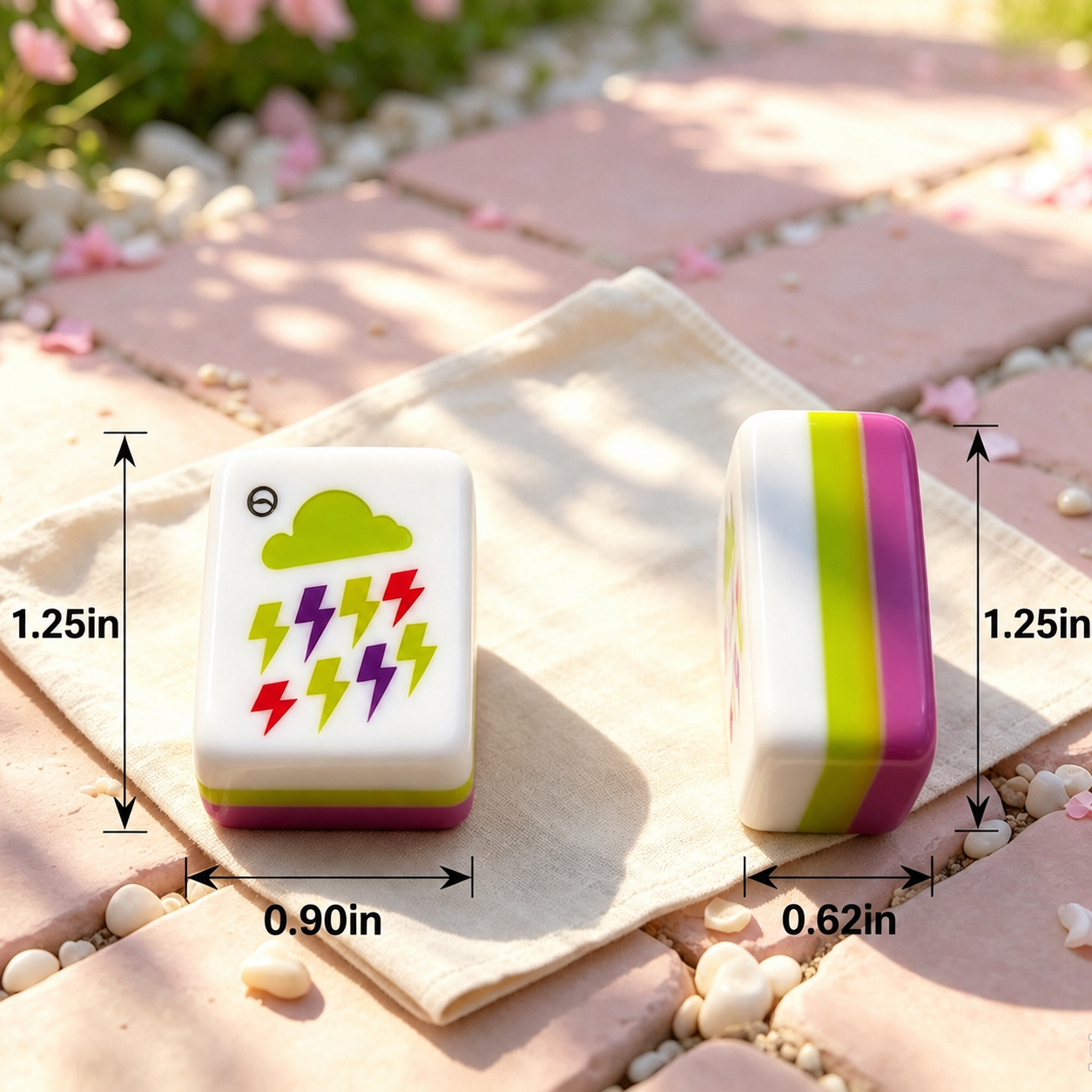 **The Pop Love Collection American Mahjong Set – Strawberry Pink, 160 Tiles**