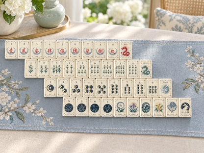 The Moon Rabbit Line American Mahjong Set — 160 Oversized Tiles
