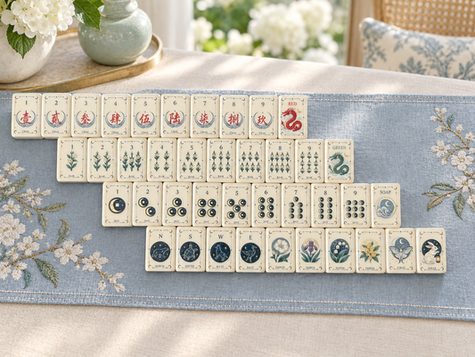 The Moon Rabbit Line American Mahjong Set — 160 Oversized Tiles