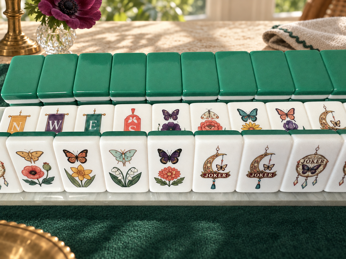 The Butterfly Cabinet – Botanical American Mahjong Tile Set