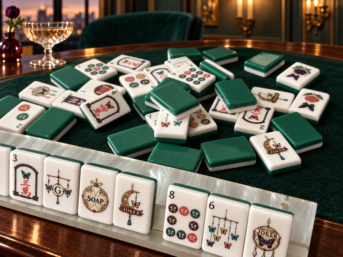 The Butterfly Cabinet – Botanical American Mahjong Tile Set