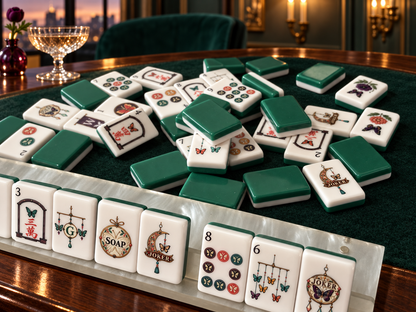 The Butterfly Cabinet – Botanical American Mahjong Tile Set