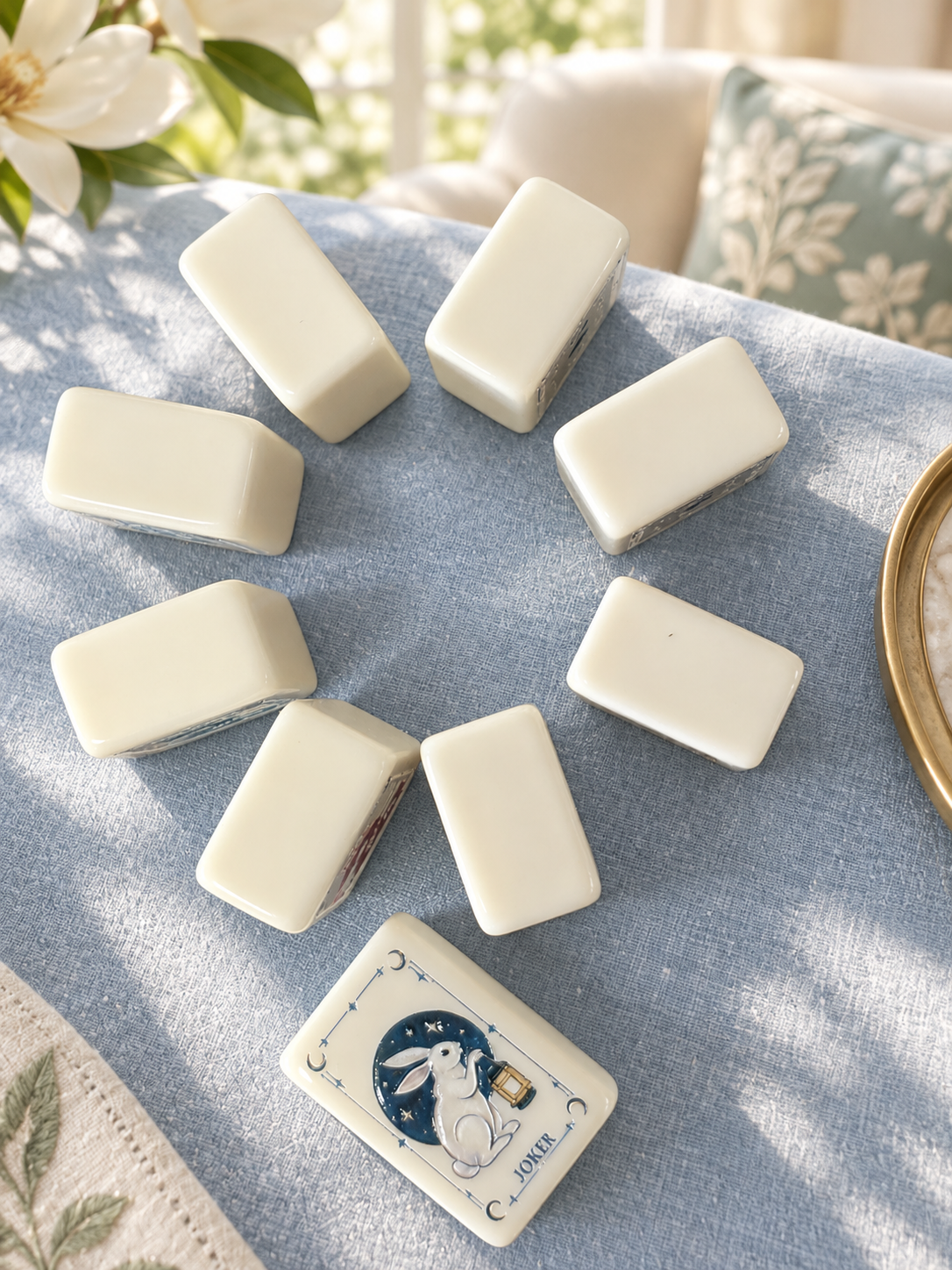 The Moon Rabbit Line American Mahjong Set — 160 Oversized Tiles