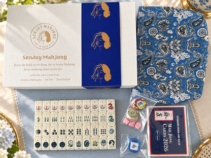 The Moon Rabbit Line American Mahjong Set — 160 Oversized Tiles