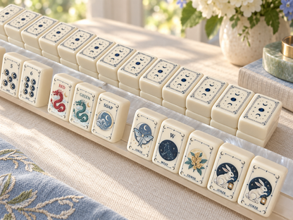 The Moon Rabbit Line American Mahjong Set — 160 Oversized Tiles