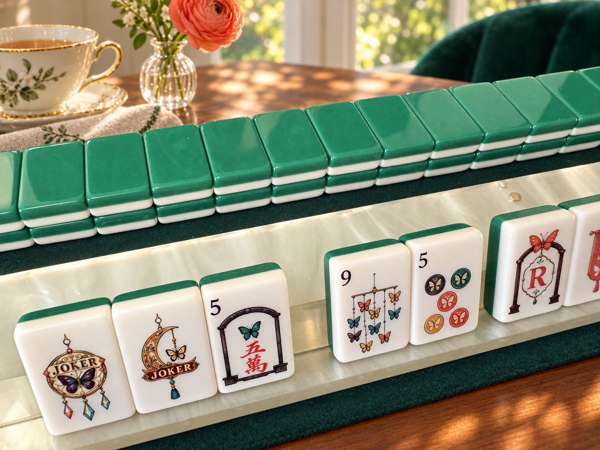 The Butterfly Cabinet – Botanical American Mahjong Tile Set