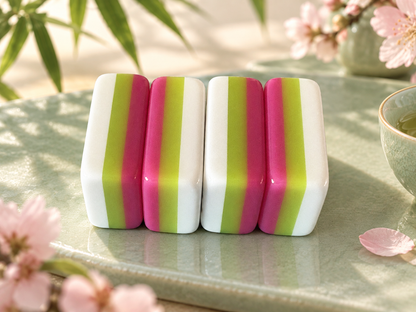 SenJoy Panda Bloom Mahjong — 160-Tile American Mahjong Set with Playful Pandas, Flowers & Bamboo