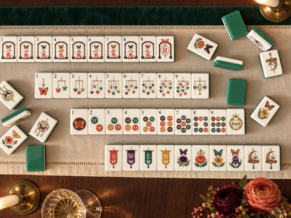 The Butterfly Cabinet – Botanical American Mahjong Tile Set