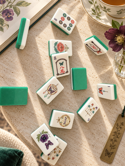 The Butterfly Cabinet – Botanical American Mahjong Tile Set