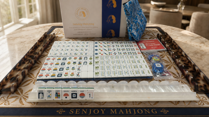 The Geometric Bloom American Mahjong Set — 160 Tiles